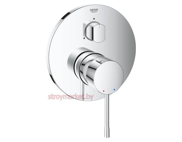 Смеситель для ванны GROHE Essence 24092001 на три выхода встраиваемый - фото1