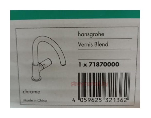 Смеситель для кухни HANSGROHE Vernis Blend M35 71870000 хром