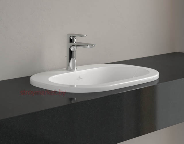 Умывальник на столешницу VILLEROY&BOCH O.Novo 41615601 56x40 фото-3