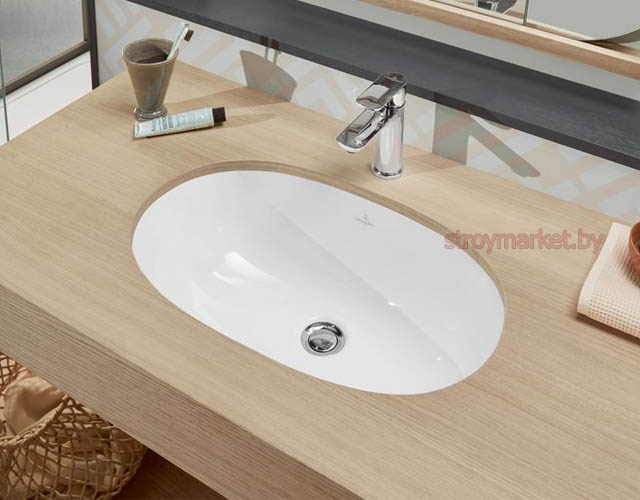Умывальник под столешницу VILLEROY&BOCH O.novo 41625001 53x32 фото-3