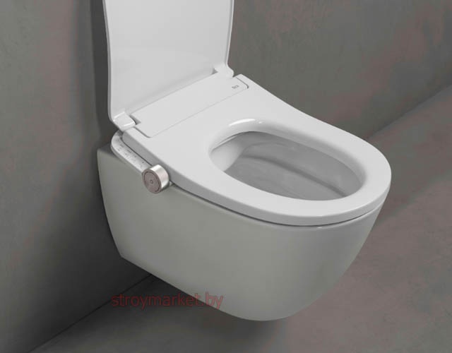 Унитаз подвесной ROCA Ona In-Wash Rimless 803150S01 с сиденьем с функциями мытья и сушки фото-5