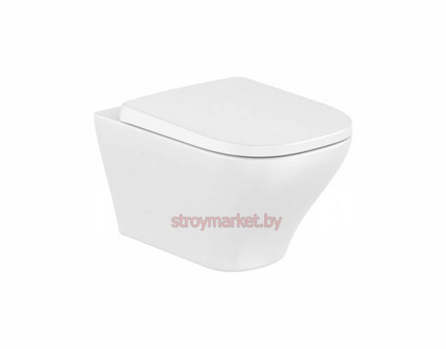 Унитаз подвесной ROCA Optica Rimless Vortex 346V13000 без ободка Унитаз подвесной ROCA Optica Rimless Vortex 346V13000 без ободка