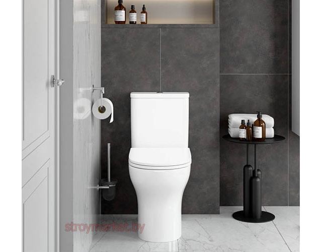 Унитаз напольный безободковый VITRA M50 VortexFlush 9889B003-7200 с пневмокрышкой фото-5