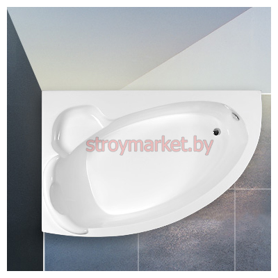 Ванна акриловая угловая асимметричная ARTEL PLAST Стелла 170x110 левая (170*110)