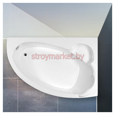 Ванна акриловая угловая асимметричная ARTEL PLAST Стелла 170x110 правая (170*110)