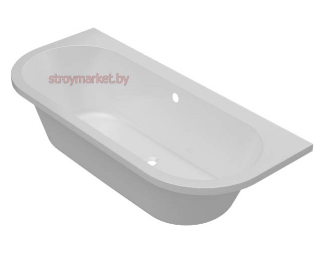 Ванна акриловая пристенная BONITO HOME Aura 170x75 BH-AU-104-170W/St+BH-AU-P-170 фото-4