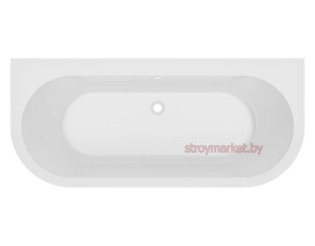Ванна акриловая пристенная BONITO HOME Aura 170x75 BH-AU-104-170W/St+BH-AU-P-170 фото-3