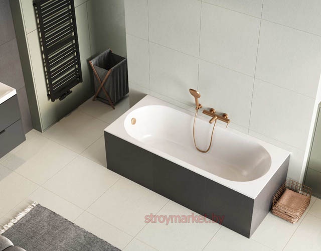 Ванна акриловая прямоугольная EXCELLENT Oceana Mono Slim 170x75 фото-3