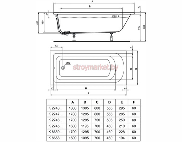    IDEAL STANDARD HOTLINE 160x70