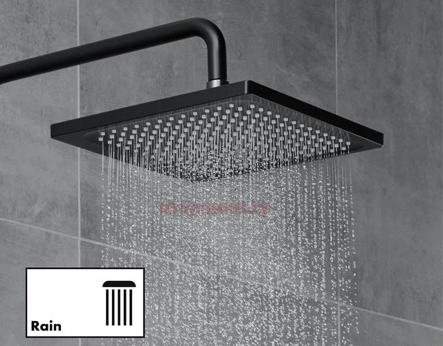 Верхний душ HANSGROHE Vernis Shape 26281670 черный фото-3 Верхний душ HANSGROHE Vernis Shape 26281670 черный фото-3