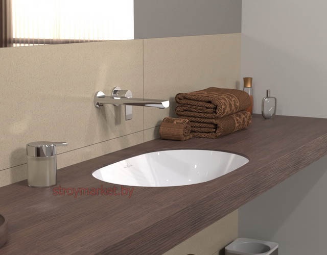 Умывальник под столешницу VILLEROY&BOCH Architectura 5A766101 57x38 фото-5