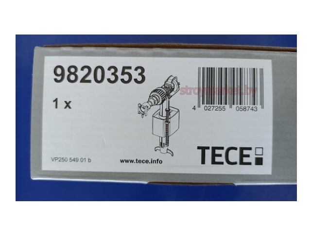 Клапан впускной для бачка унитаза TECE F 10 9820353