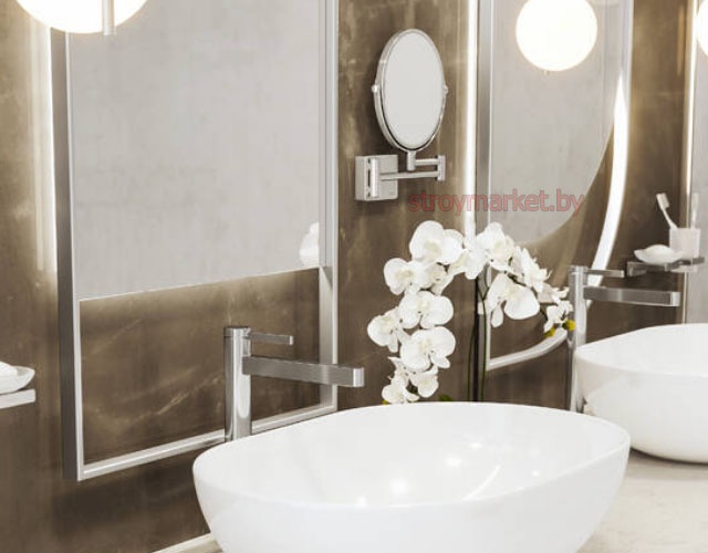 Зеркало для ванной комнаты HANSGROHE AddStoris 41791000